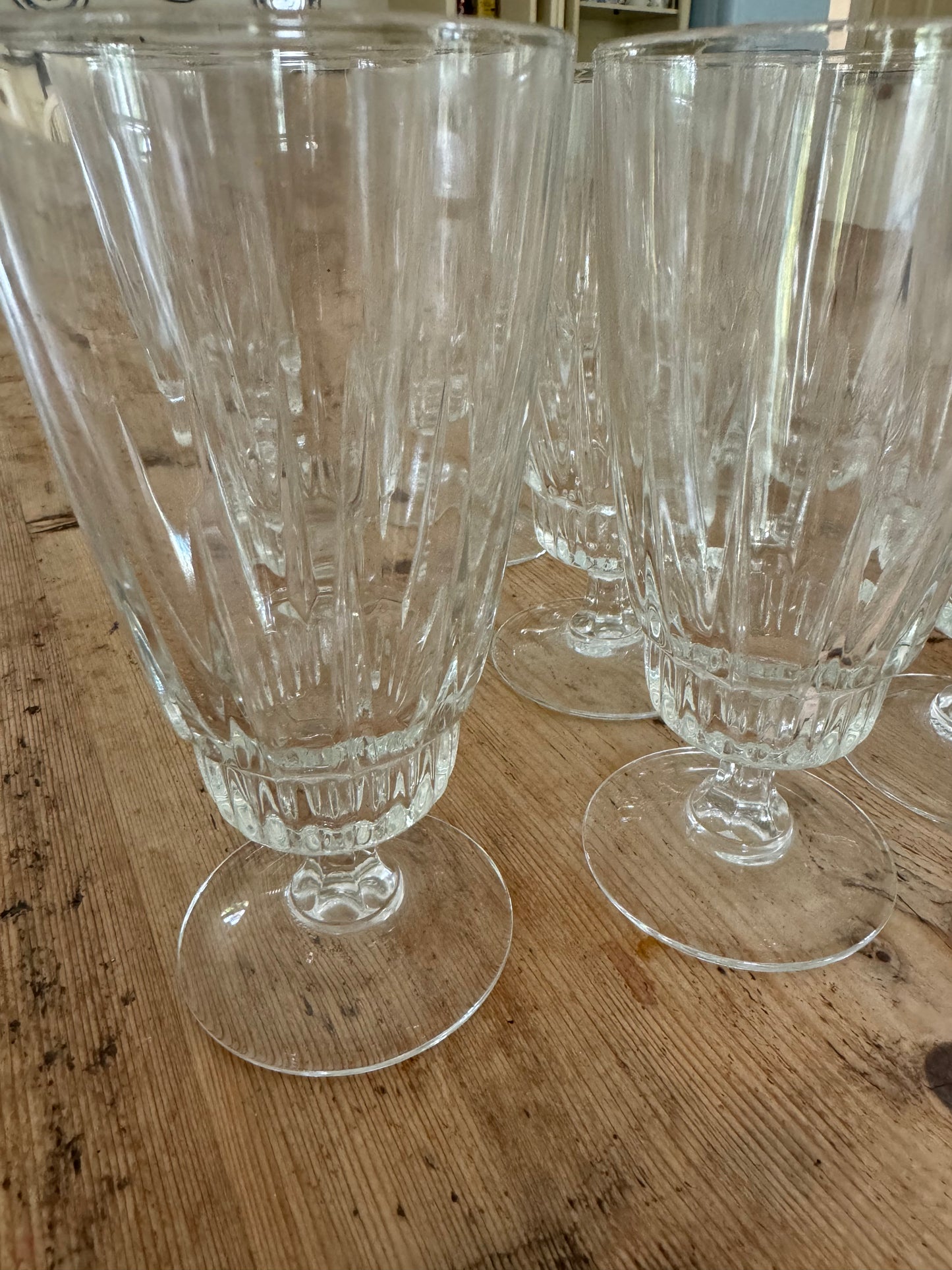 Set of 10 Luminarc Victoria Tall Sundae Glasses Or Water / Juice Glasses