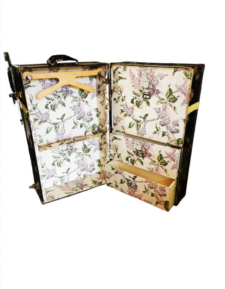 antique watajoy steamer trunk