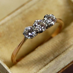 vintage diamond engagement ring