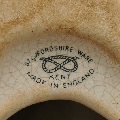 Large Pair Mid 20th Century William Kent Staffordshire Spaniel Style China Dogs